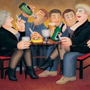 Bosom Pals by Beryl Cook