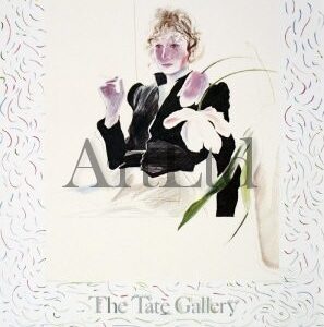 Celia in a Black Dress with White Flowers No. 48 by David Hockney