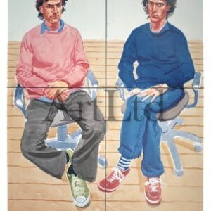 Tom and Charles Guard by David Hockney