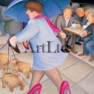 albermarle street by Beryl Cook