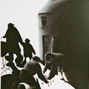 alley players by mackenzie thorpe