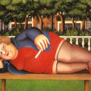 Bryant Park by Beryl Cook