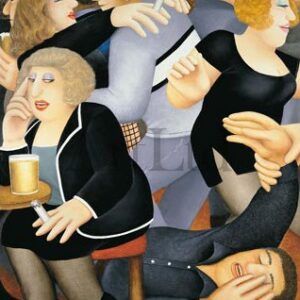 friday night by Beryl Cook