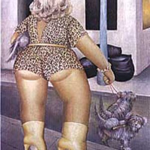 Lady of Marseille by Beryl Cook