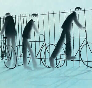 morning george by mackenzie thorpe