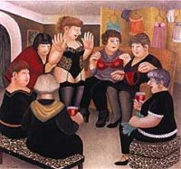 Party Girls by Beryl Cook