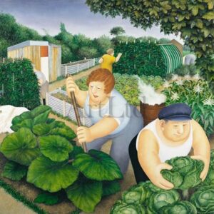 rhubarb by Beryl Cook