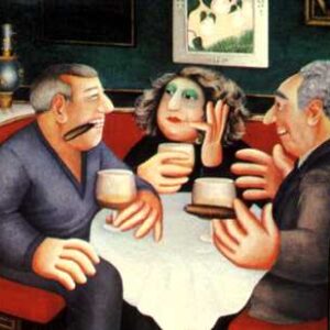 Russian Tea Room by Beryl Cook