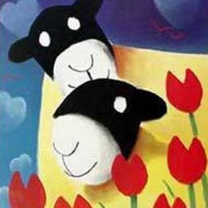 sheep in love by mackenzie thorpe