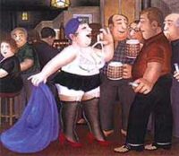 Strippergram by Beryl Cook