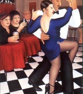 Tango Bar Sur by Beryl Cook