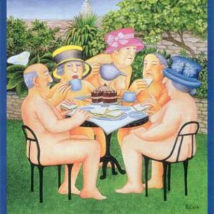 Tea in the Garden by Beryl Cook
