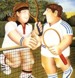 Tennis by Beryl Cook