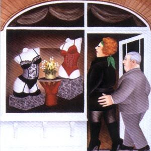 The Lingerie Shop by Beryl Cook