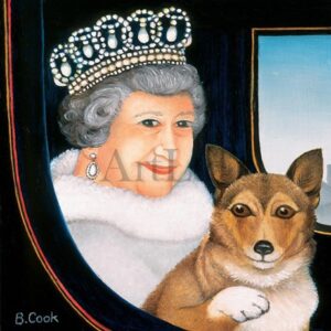 the royal couple by Beryl Cook