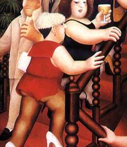 The Staircase by Beryl Cook