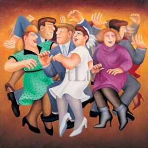 Wedding dance by Beryl Cook